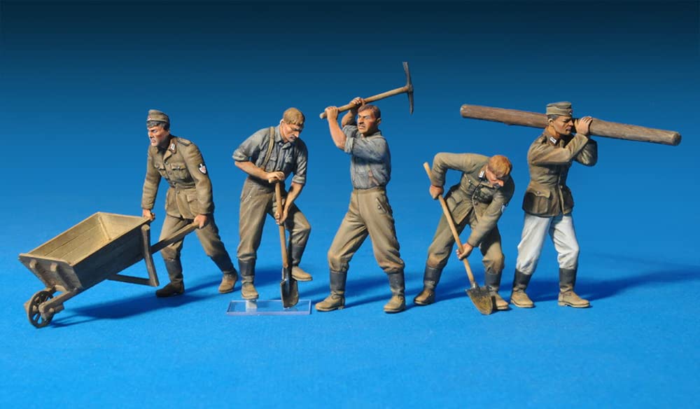 Amazon | ミニアート 1/35 ドイツ兵作業シーンRAD国家労働奉仕団